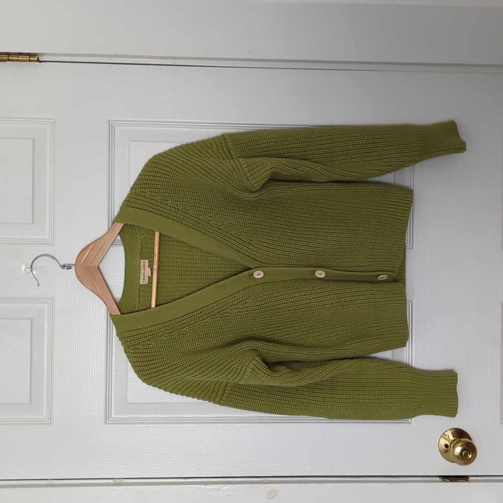Tradlands Shelter Cardigan Clover
